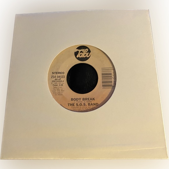 The SOS Band "Just the way you like it" 45 RPM Vinyl Record Pre-Owned - Picture 2 of 6